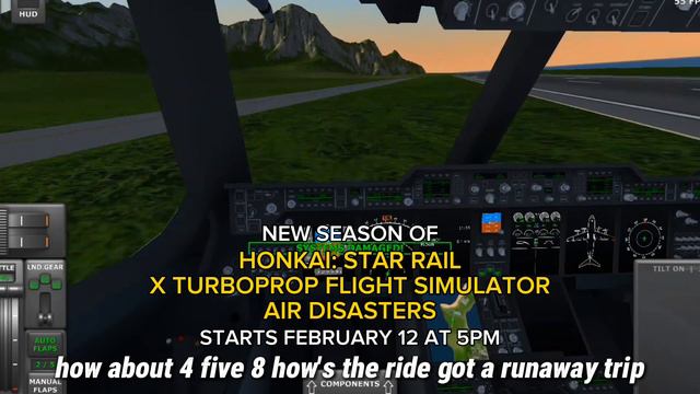 Honkai: Star Rail x Turboprop Flight Simulator Air Disasters Season 2 | Promo Trailer смотреть онлайн