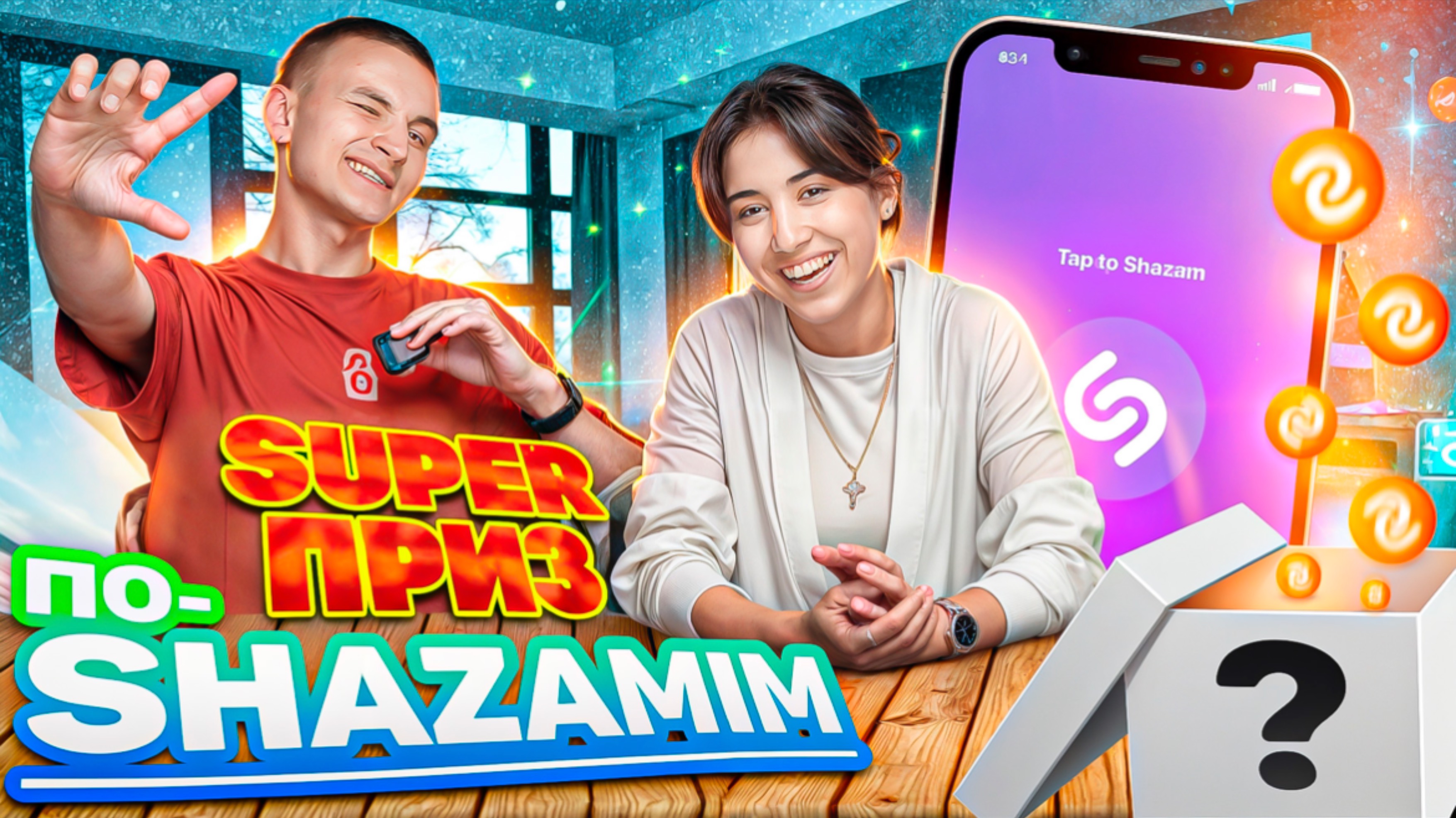 ПО-SHAZAMIM🎵 с SUPER призом🎁 |певица ANI😻| смотреть онлайн