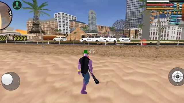 Vegas Crime Simulator | Transformer Robot Destroy Superman Sea Police Escape Android Gameplay смотреть онлайн
