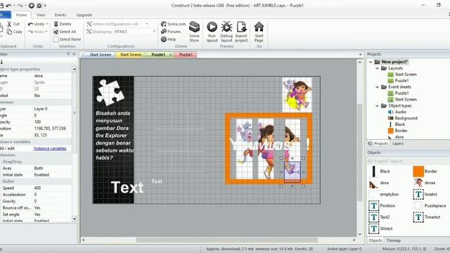 JUMBLE ART GAME смотреть онлайн