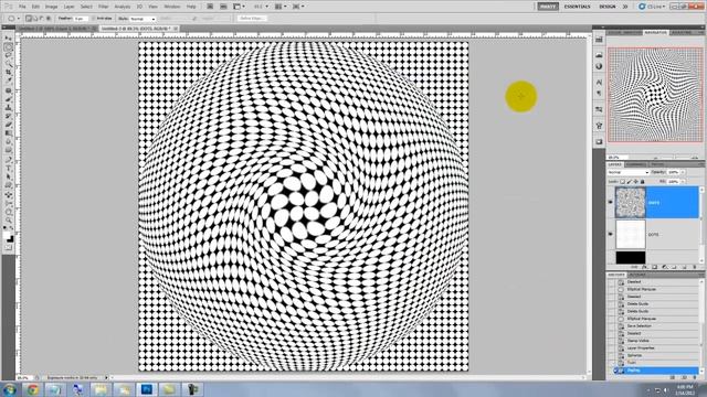 Photoshop Tutorial: OP ART! How to Make a VICTOR VASARELY digital painting. смотреть онлайн