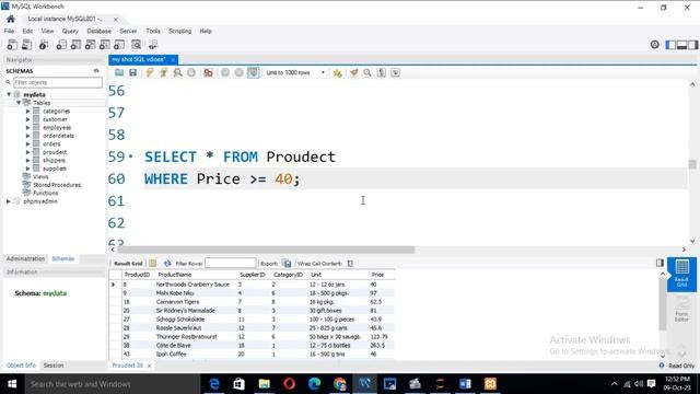 HOW TO USE Comparison Operator [Greater than equal to ] IN MYSQL: PART-18 смотреть онлайн