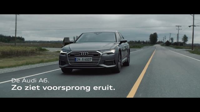 De Audi A6 met All wheel steering - Future is an attitude смотреть онлайн