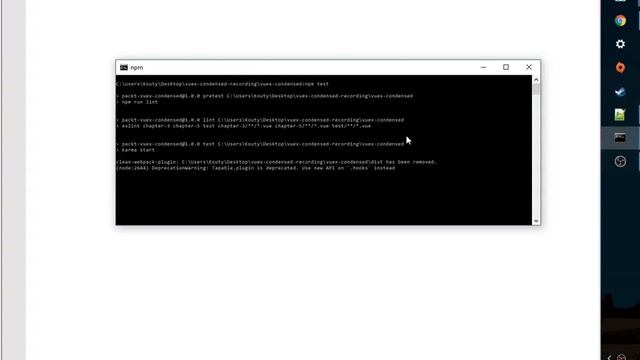 Vuex Quick Start Guide | 3.Setting Up Development and Test Environment смотреть онлайн