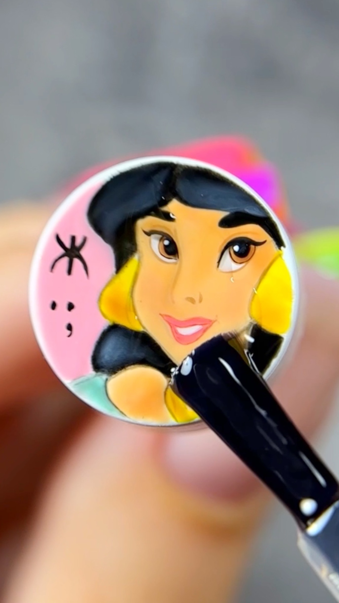 Роспись клавиатуры гель-лаками, подпишись, чтоб увидеть результат ☺️ смотреть онлайн