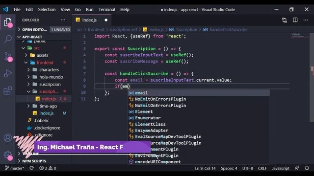 Empleando #useRef, el hook para manejar el DOM y valores mutables | React Hooks (Parte 5) смотреть онлайн