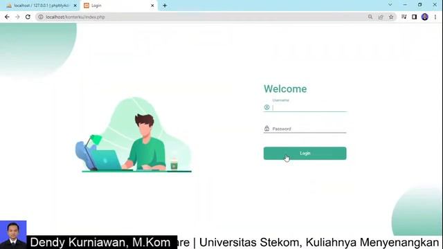 PROJEK PHP PART 1 : LOGIN, MENU UTAMA & FORM INPUT DATA || Universitas Stekom смотреть онлайн
