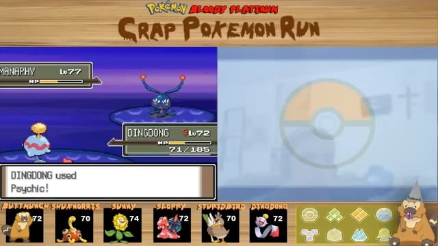 Final Badge + Scary Manaphy/Phione! - Pokemon Bloody Platinum Crap Pokemon Run (CPR) Pt 28 смотреть онлайн