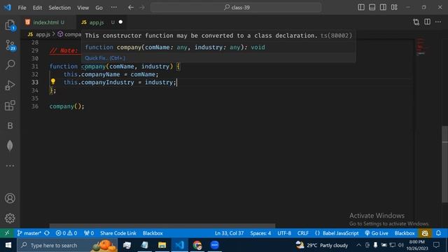 Advance JavaScript Tutorial | Object-oriented Programming in JavaScript | Explained | Part - 1 смотреть онлайн