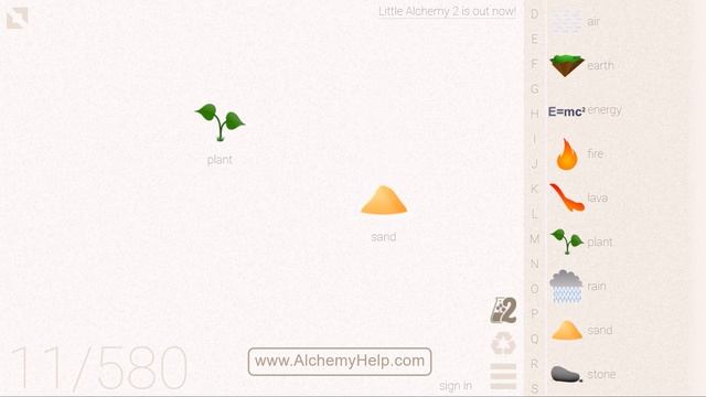 How to make a Forest in Little Alchemy смотреть онлайн