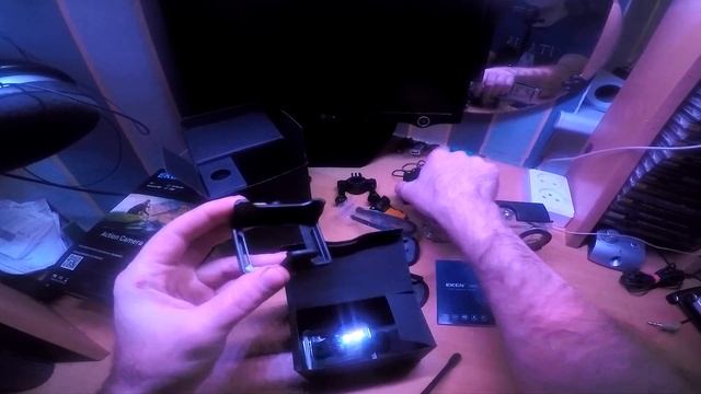Eken H9R Распаковка и припоял микрофон петличный. смотреть онлайн