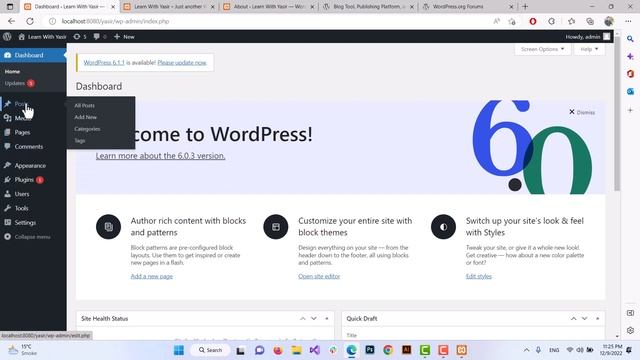 WordPress Dashboard Tutorial - Introduction to WordPress Dashboard in Urdu Hindi смотреть онлайн
