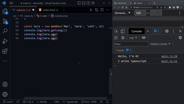 TypeScript Classes Tutorial | TS for Beginners Lesson смотреть онлайн