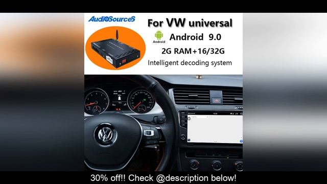 Best Auto Android 9,0 Carplay cocheReproductor multimedia caja decodificadora para VW/Volkswagen/Go смотреть онлайн