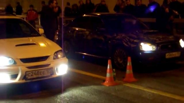 Toyota Caldina vs Subaru Impreza WRX смотреть онлайн