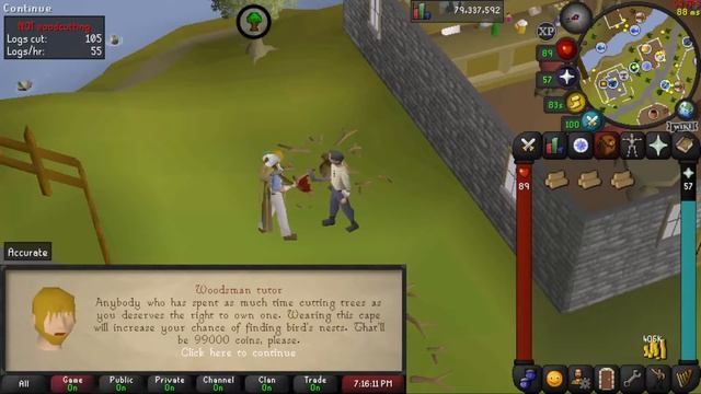 Loser gets 99 woodcutting in scuffed medieval clicking game смотреть онлайн