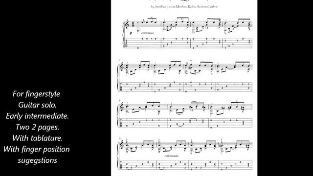 Ne Me Quitte Pas If You Go Away by E. PIaf guitar fingerstyle смотреть онлайн