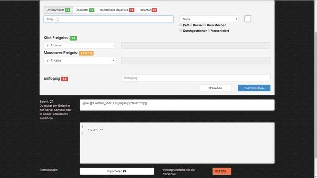 In Büchern farbig schreiben (Json-Format) - Minecraft-Tutorial (Deutsch) смотреть онлайн