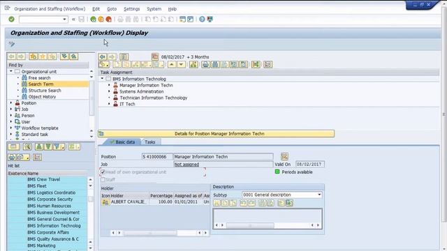 Org structure in SAP Workflow смотреть онлайн