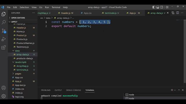 React JavaScript6 array map смотреть онлайн