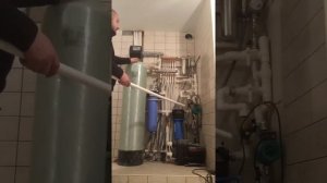 Система фильтрации колонного типа, засыпка активированный уголь!