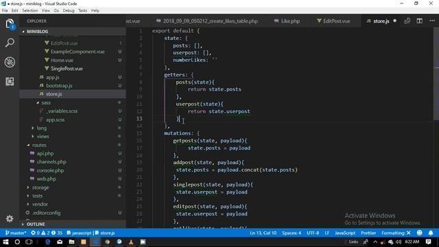 Laravel vuejs miniblog part 4 implement like button смотреть онлайн