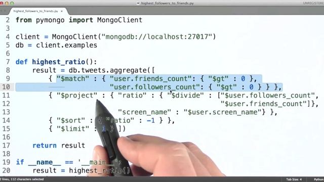 Match Operator - Data Wranging with MongoDB смотреть онлайн