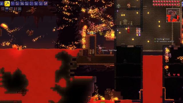 Hardcore Terraria with ALOT more enemies. смотреть онлайн