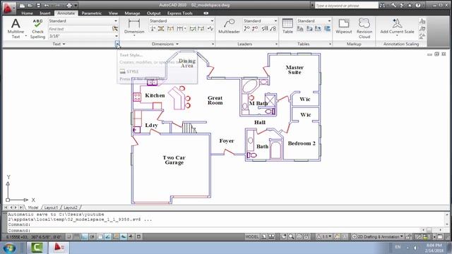 Autocad Turorial in Hindi - Ch_1.3_Ribbon in Autocad смотреть онлайн