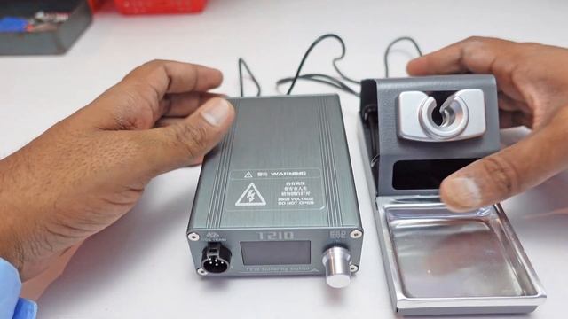 OSS Team T210 instant heating soldering iron station for micro soldering unboxing and review смотреть онлайн