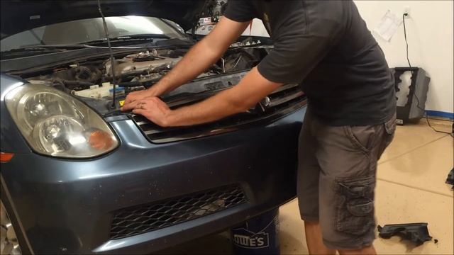 Grill Removal Infiniti G35 Nissan Skyline смотреть онлайн
