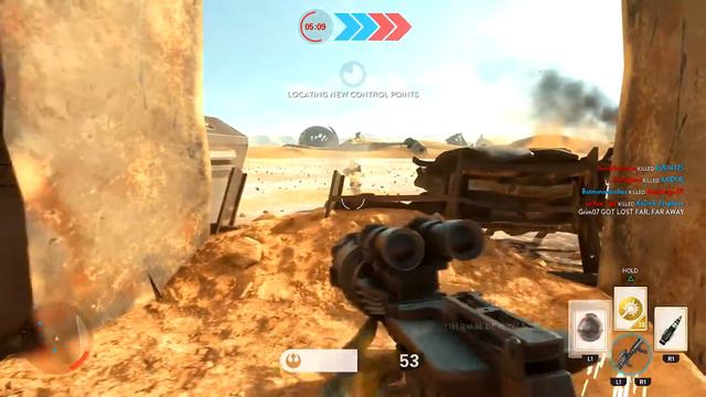 STAR WARS Battlefront [PS4] Gameplay (1080p60fps) DLC - #06 Battle Of Jakku Turning Point Mode