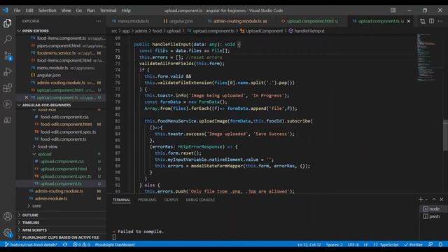 How to upload files using Angular to DOTNET Core Web API using Reactive Forms | Learn Smart coding смотреть онлайн