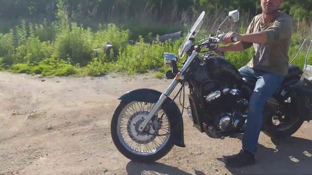 Honda Steed,первый раз на мотоцикле за 30 лет смотреть онлайн