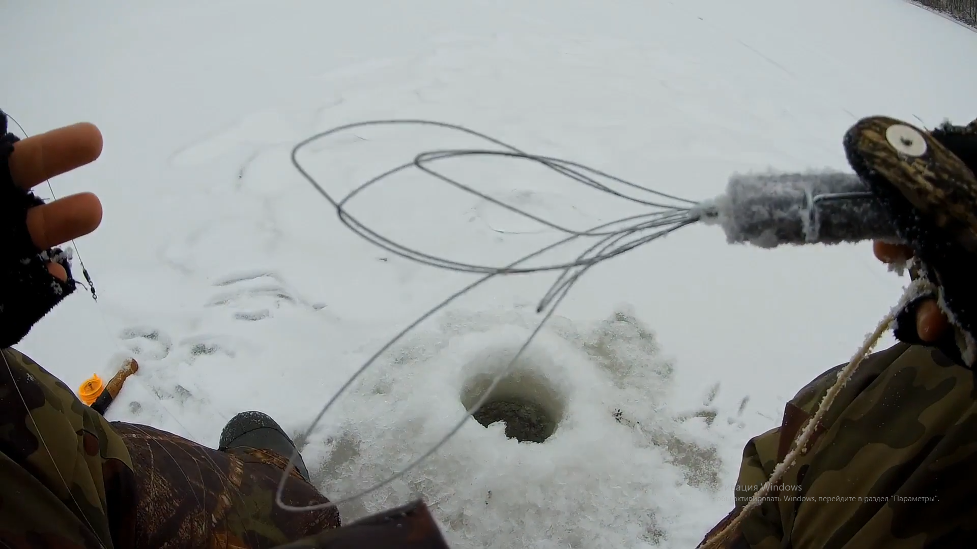 Зимний отцеп для балансира, блёсен, воблеров. Отцеп ОСЬМИНОГ . Как пользоваться отцепом смотреть онлайн