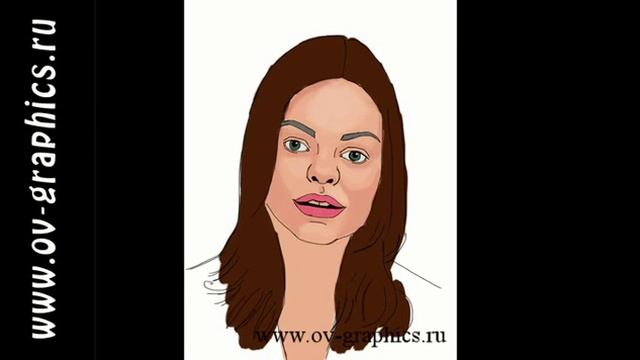 Как рисовать портрет в Фотошопе смотреть онлайн