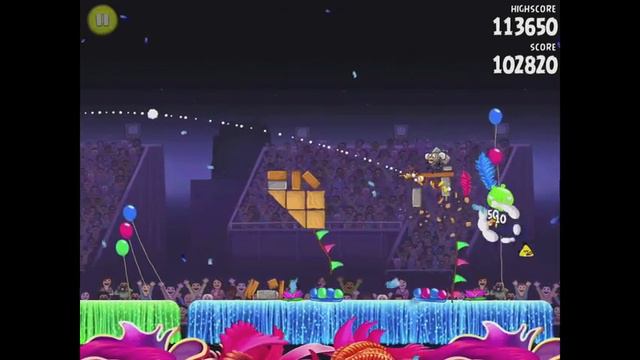 Angry Birds Rio Level 25 (8-10) Carnival Upheaval 3 Star Walkthrough смотреть онлайн