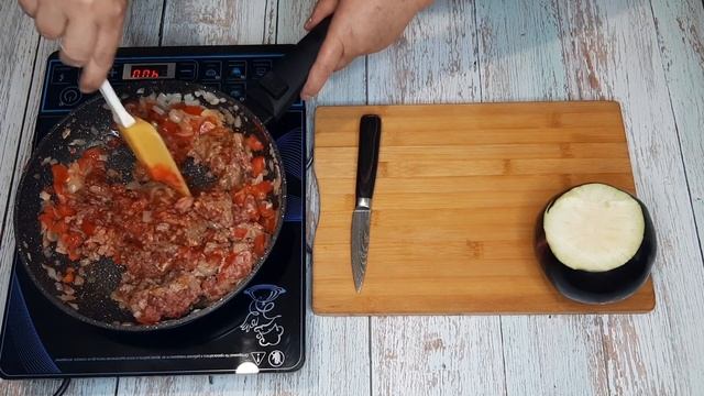 Круглый БАКЛАЖАН "буржуй" с начинкой. Необычно... смотреть онлайн