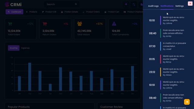 eCommerce Dashboard Bootstrap Admin Panel Template Dark LTR Theme смотреть онлайн