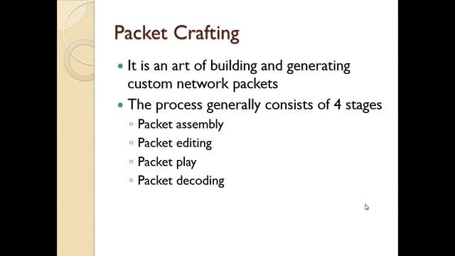 Network packet analysis and crafting смотреть онлайн