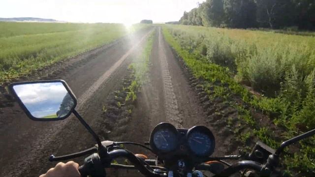 СЪЕЗДИЛ в ЛЕСНОЙ ПРУД ОДИН на МОПЕДЕ АЛЬФА! Мото Покатушки на Мотоцикле в Одиночку. смотреть онлайн