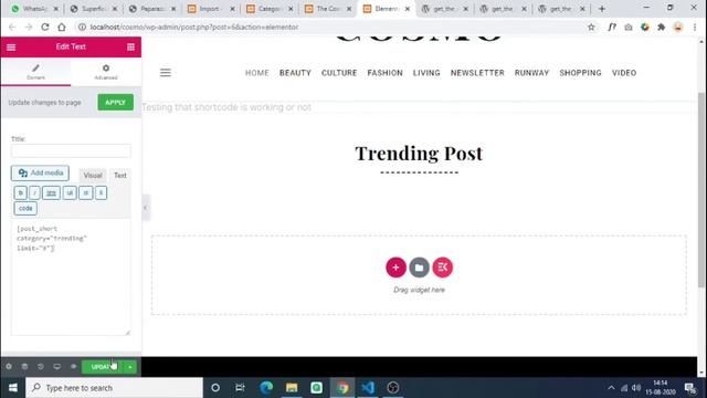 Wordpress Trending Post Custom Short code смотреть онлайн