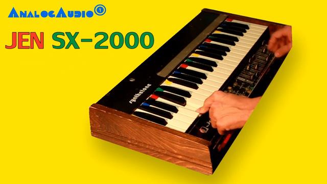 JEN SX-2000 SYNTHETONE Analog Synthesizer 1979 | HD DEMO смотреть онлайн