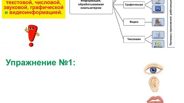 Урок информатики 5 класс, Раздел 1, Тема 1 Информация вокруг нас смотреть онлайн