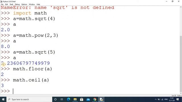 16. Math functions in Python смотреть онлайн