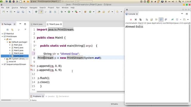 175 Java advanced IO PrintStream الادخال والاخراج смотреть онлайн