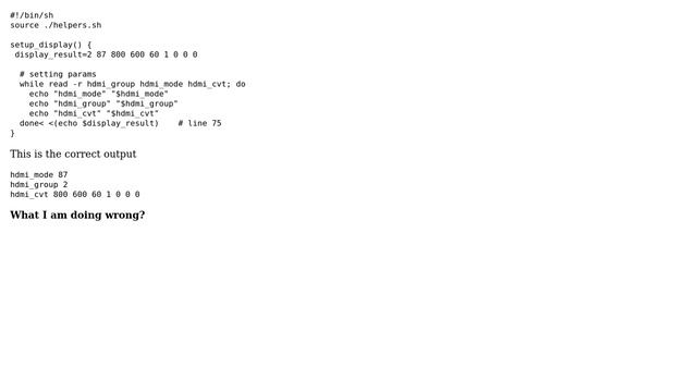 Unix & Linux: unexpected token `＜' when calling from parent file смотреть онлайн