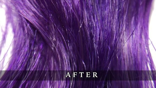 MANIC PANIC Violet Night on Blonde, Dark Blonde, and Brown Hair Before & After SWATCH смотреть онлайн