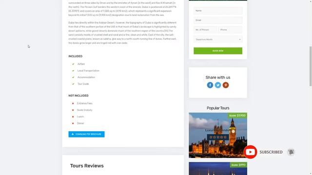 TourPress - Travel Booking WordPress Theme Winthrop Booker смотреть онлайн