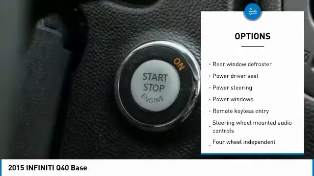 2015 INFINITI Q40 Dallas TX, Ft. Worth TX, Grapevine TX FM650587 смотреть онлайн